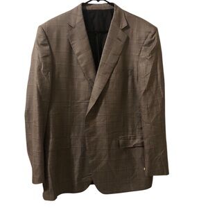 Ermenegildo Zegna plaid Silk/Wool Sport Coat 46